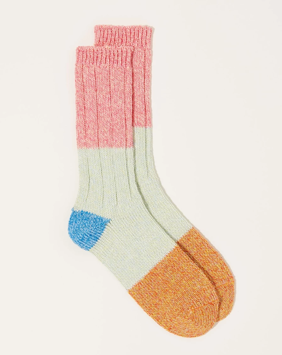 Kapital Pink Linen Grandrelle Socks - 56 Yarns Comfort & Style