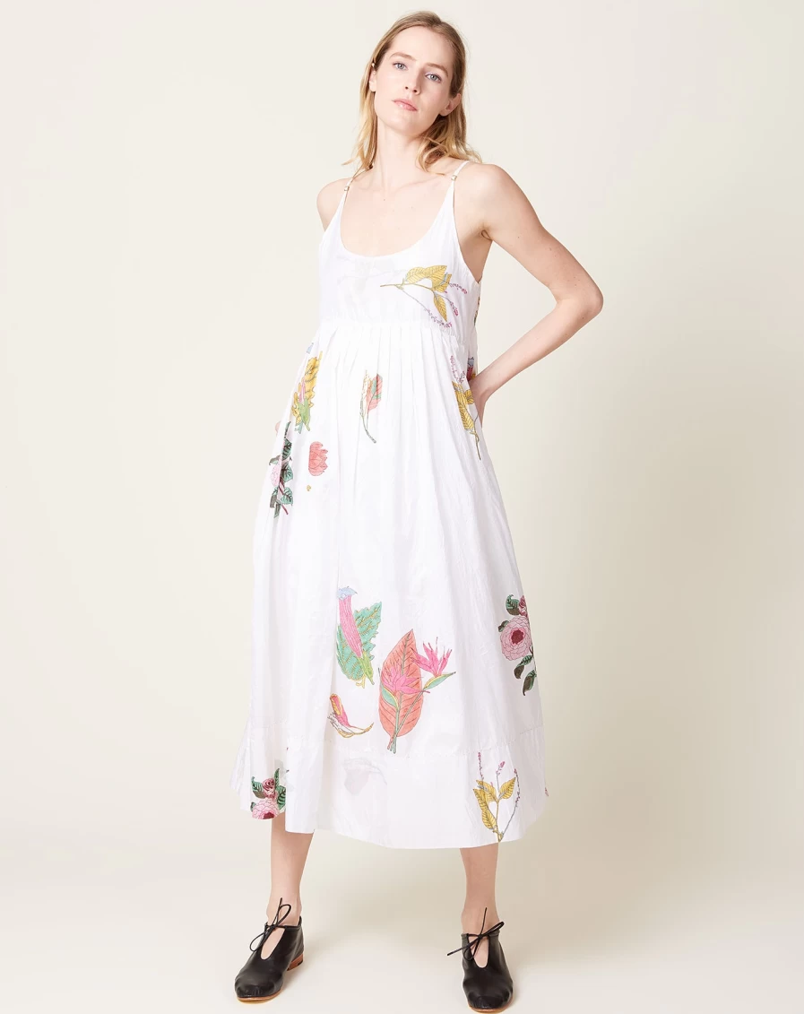 Injiri Rasa 27 Slip Dress - Elegant Women's Linen Dress for Summer