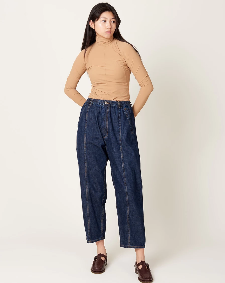Rachel Comey Lex Pant in Dark Indigo - Women's High-Waisted Trousers