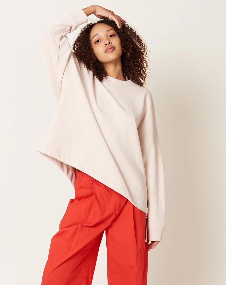 6397 Biggie Crew Warm Pebble Knit Sweater - Cozy Winter Pullover for Men & Women