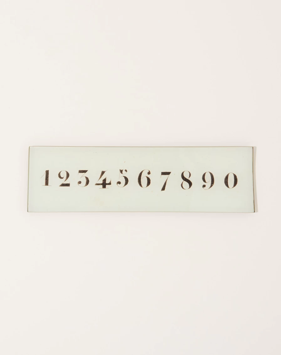 John Derian Bold Numbers Rectangular Decorative Tray