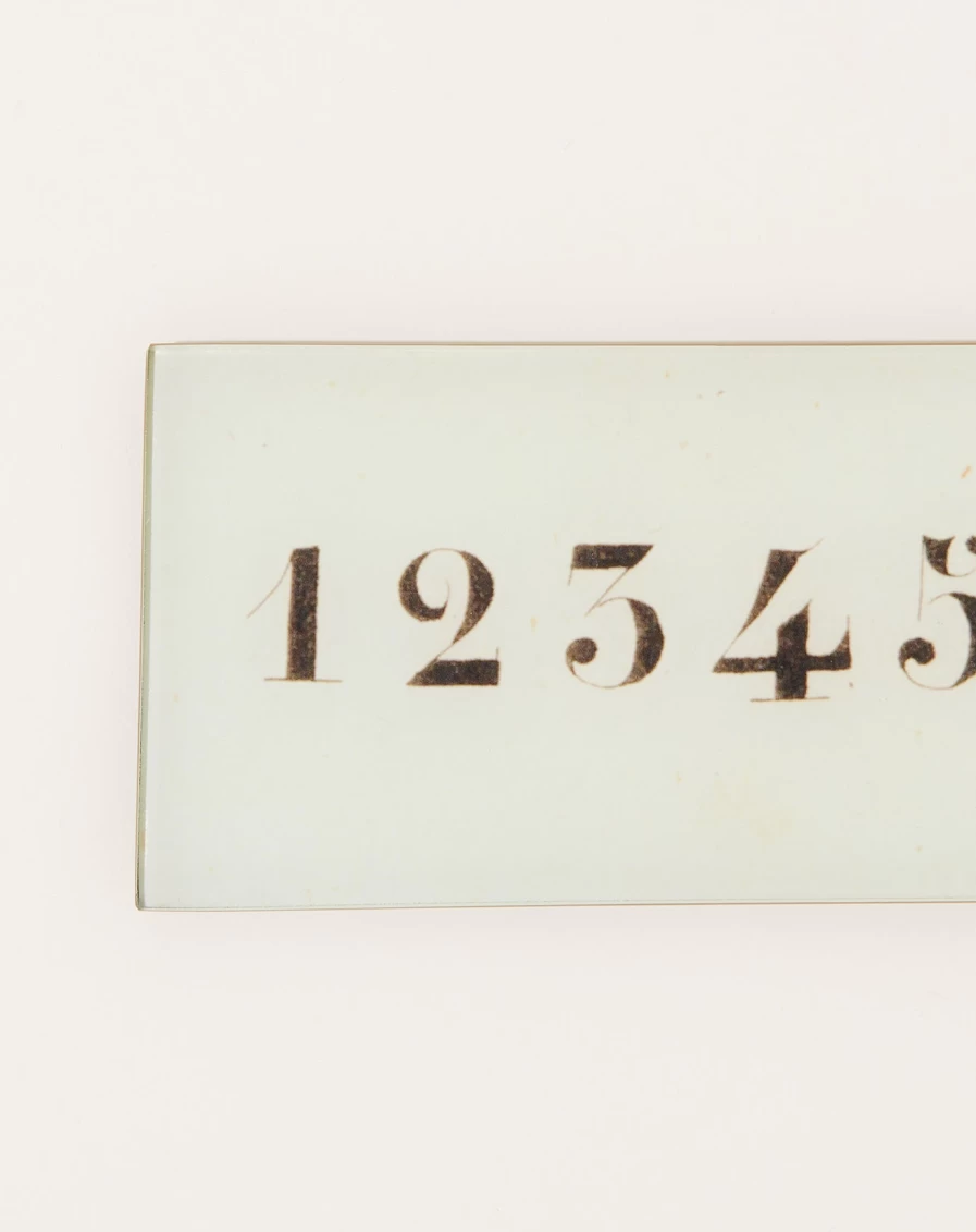 John Derian Bold Numbers Rectangular Decorative Tray