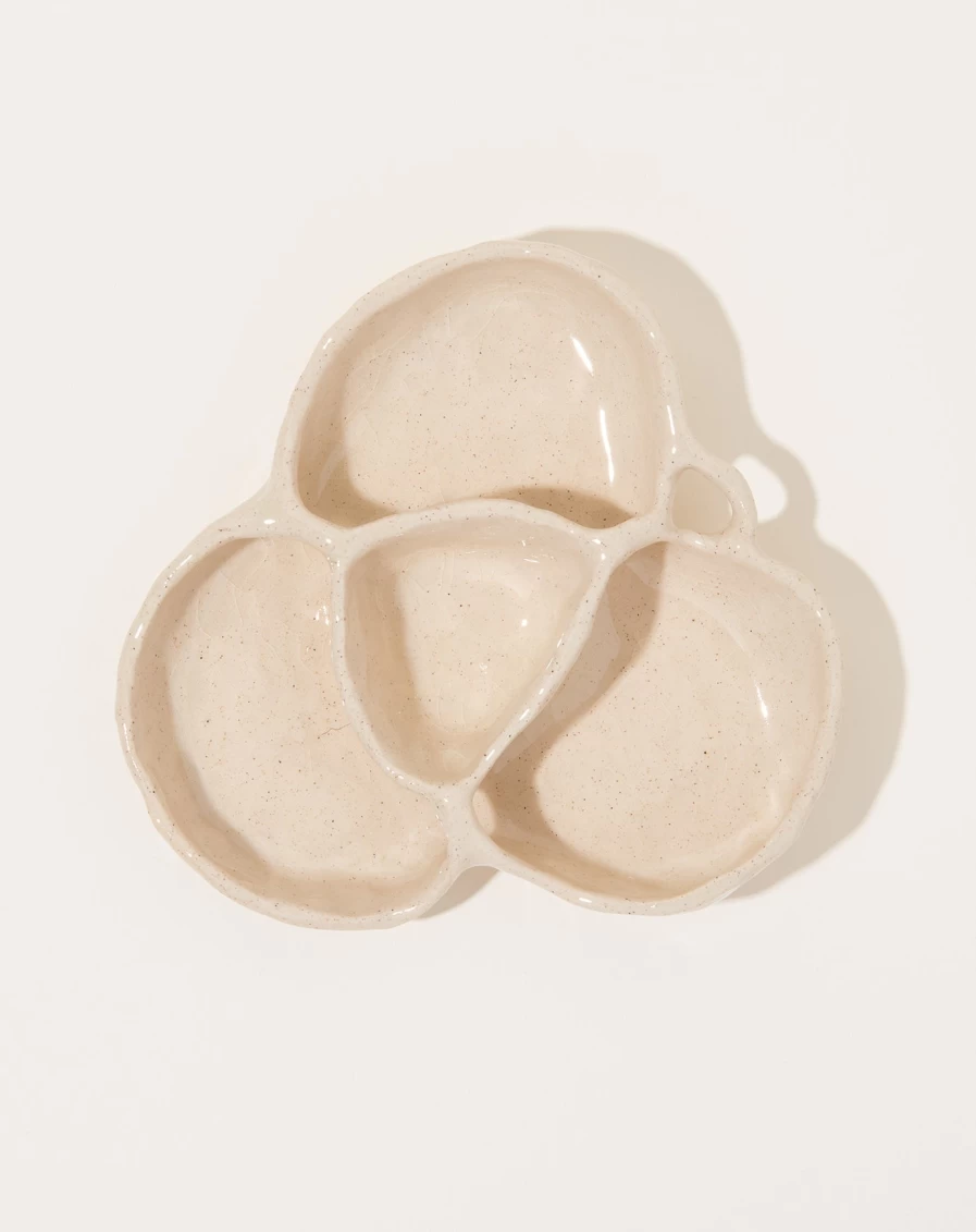 "Busted Ceramics Big Olive Night - Handcrafted Ceramic Tableware for Modern Dining"