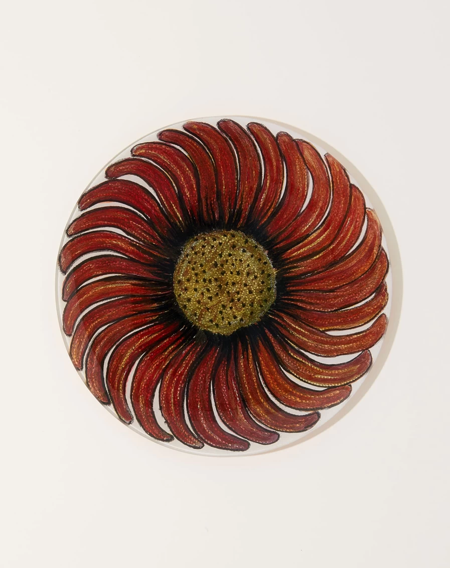John Derian Asterias 11-Inch Decorative Round Tray