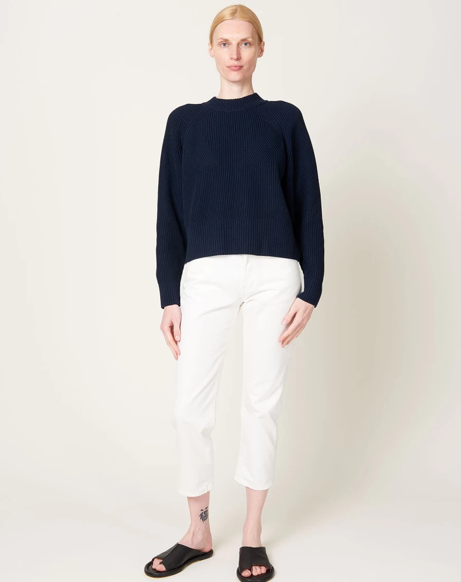 Kowtow Henri Crew Indigo Organic Cotton Sustainable Men's T-Shirt