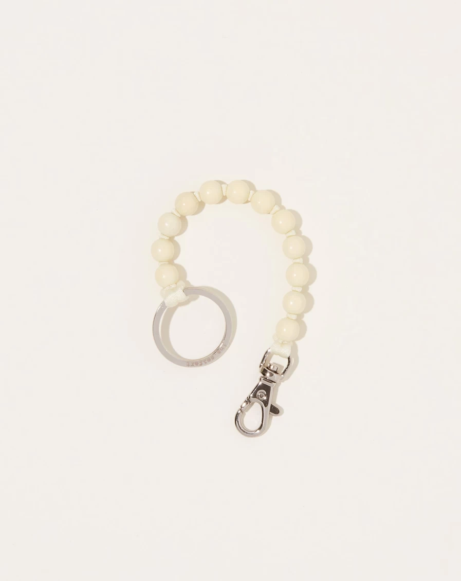 Ina Seifart Opal Perlen Short Keyholder – Elegant Pearl Keychain with Opal Accents