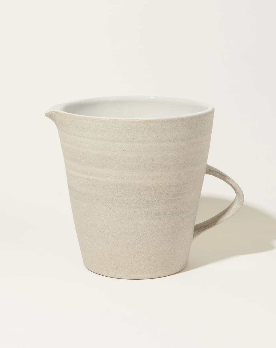 Sheldon Ceramics Large Vermont Pitcher - Handcrafted Stoneware Pouring Jug