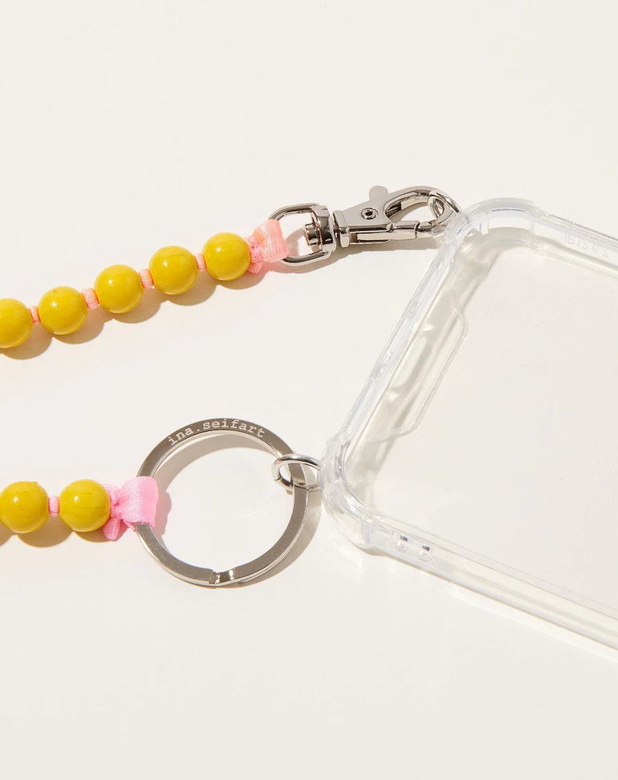 Ina Seifart Yellow Rose Gold iPhone Necklace - Handy Chain for Smartphones