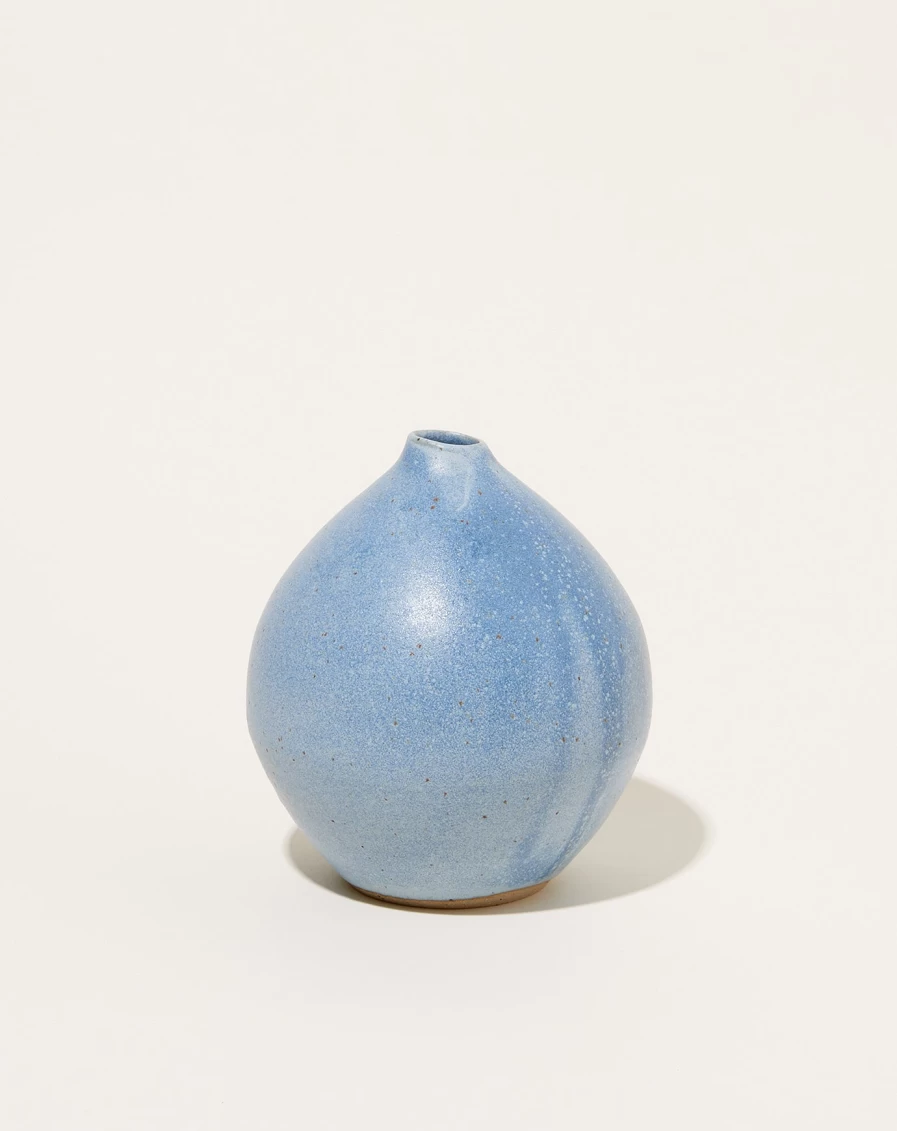 "Monohanako Denim Blue Vase - Unique Jeans-Inspired Home Decor"