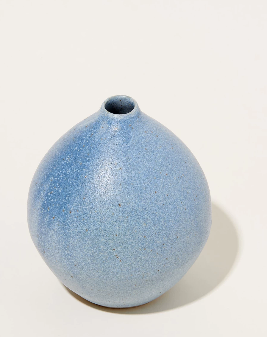 "Monohanako Denim Blue Vase - Unique Jeans-Inspired Home Decor"