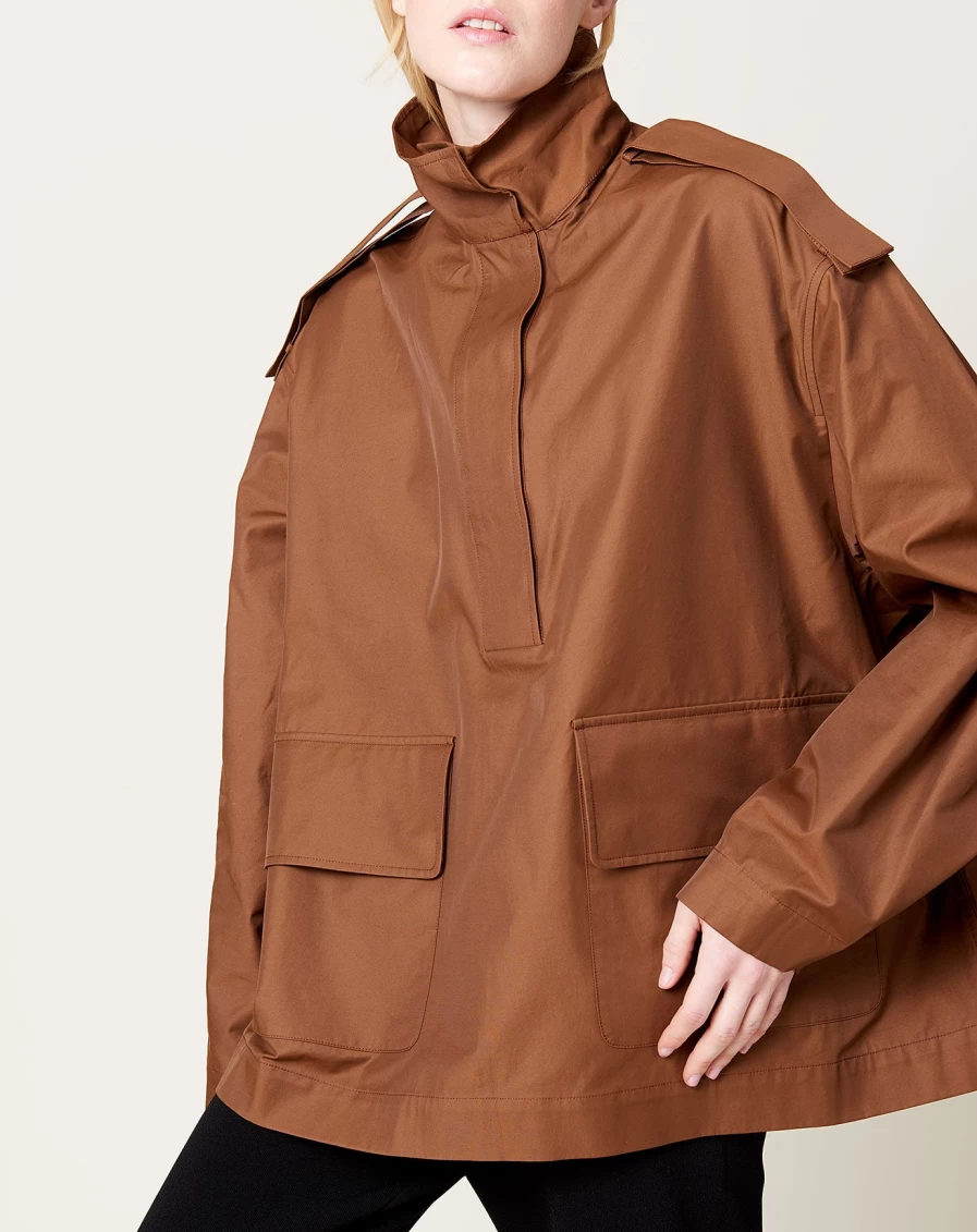 Studio Nicholson Enzo Madras Anorak Jacket – Lightweight Water-Resistant Outerwear