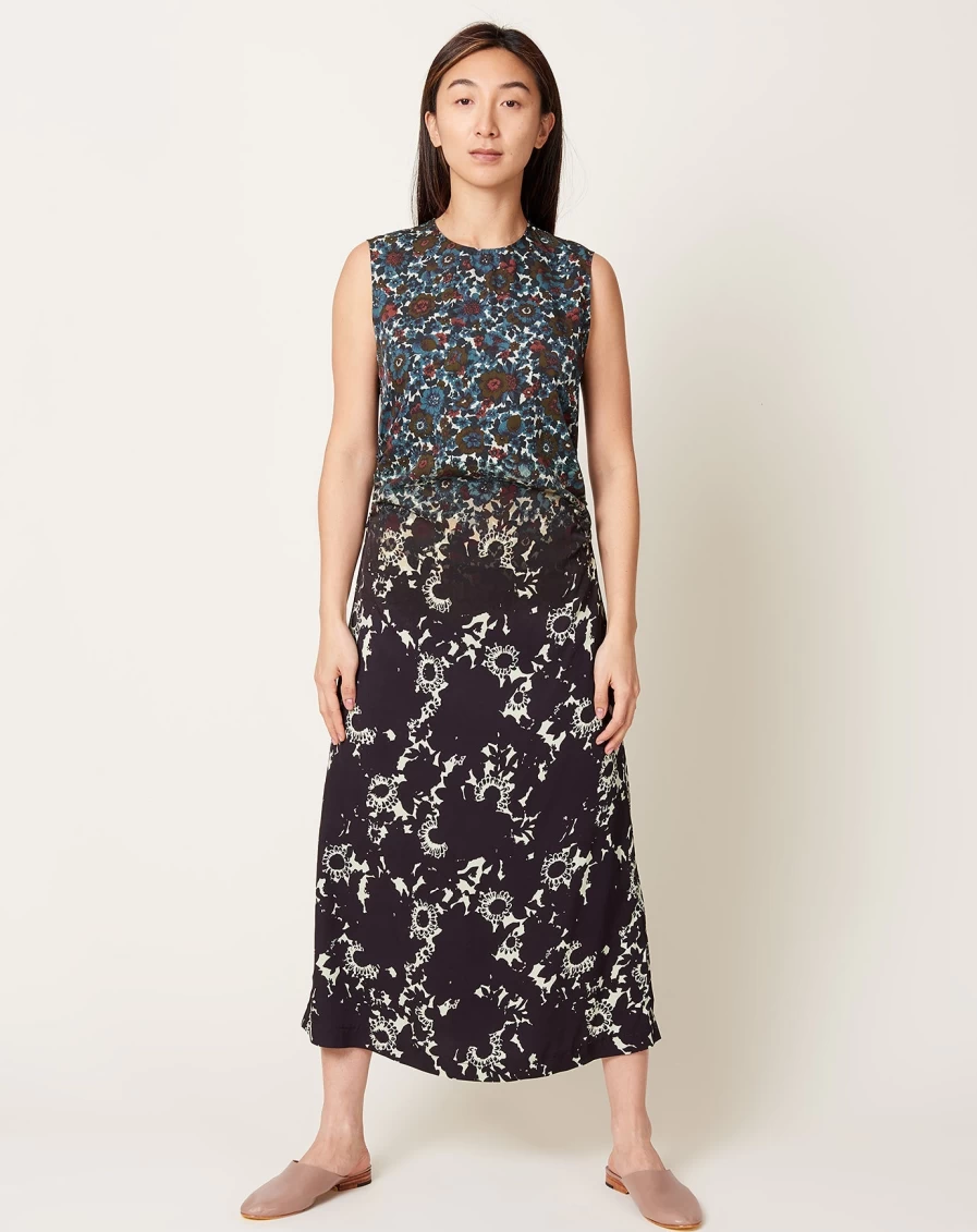 Rachel Comey Turquoise Floral Twill Dress - Tousey Style Women's Fashion