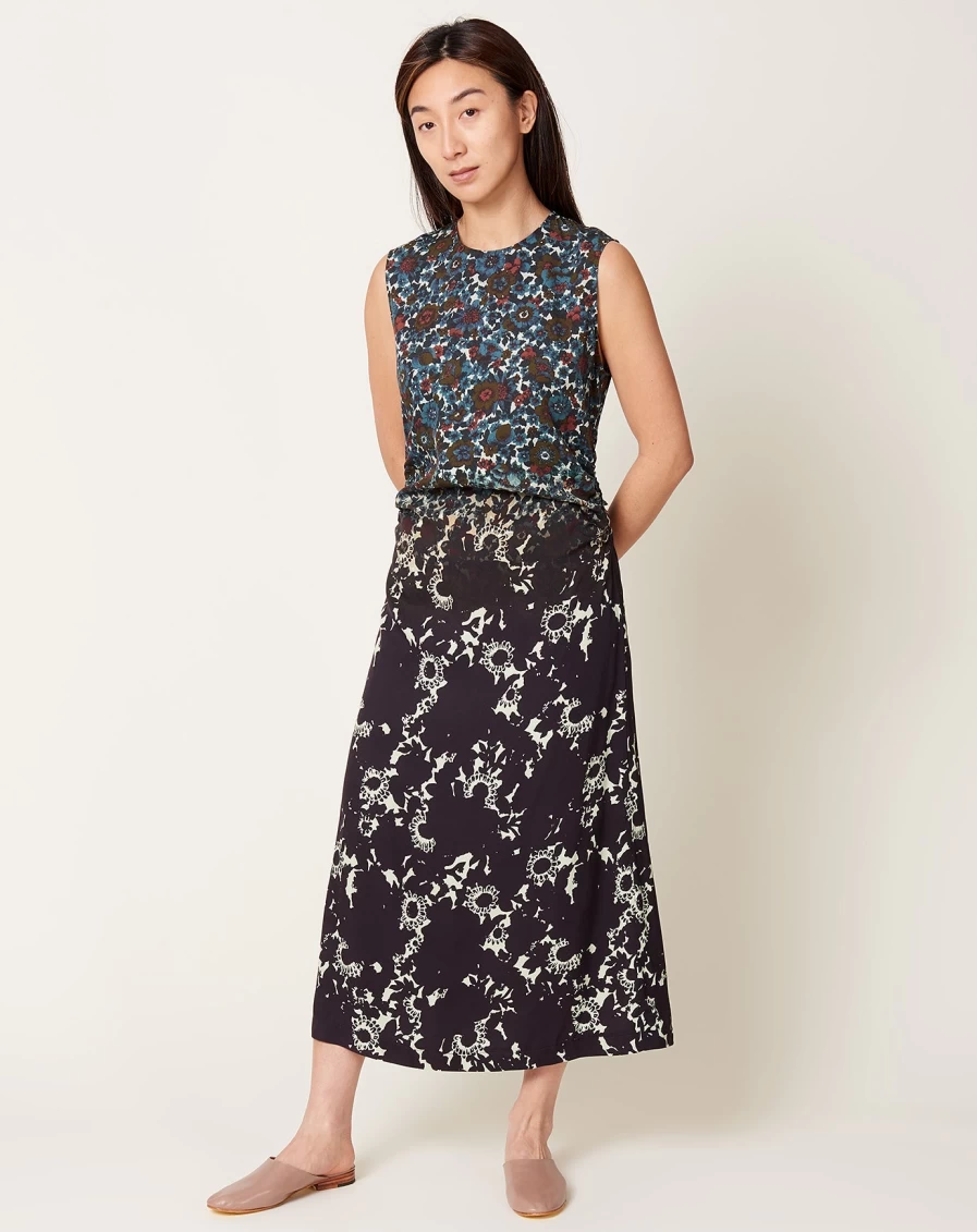 Rachel Comey Turquoise Floral Twill Dress - Tousey Style Women's Fashion