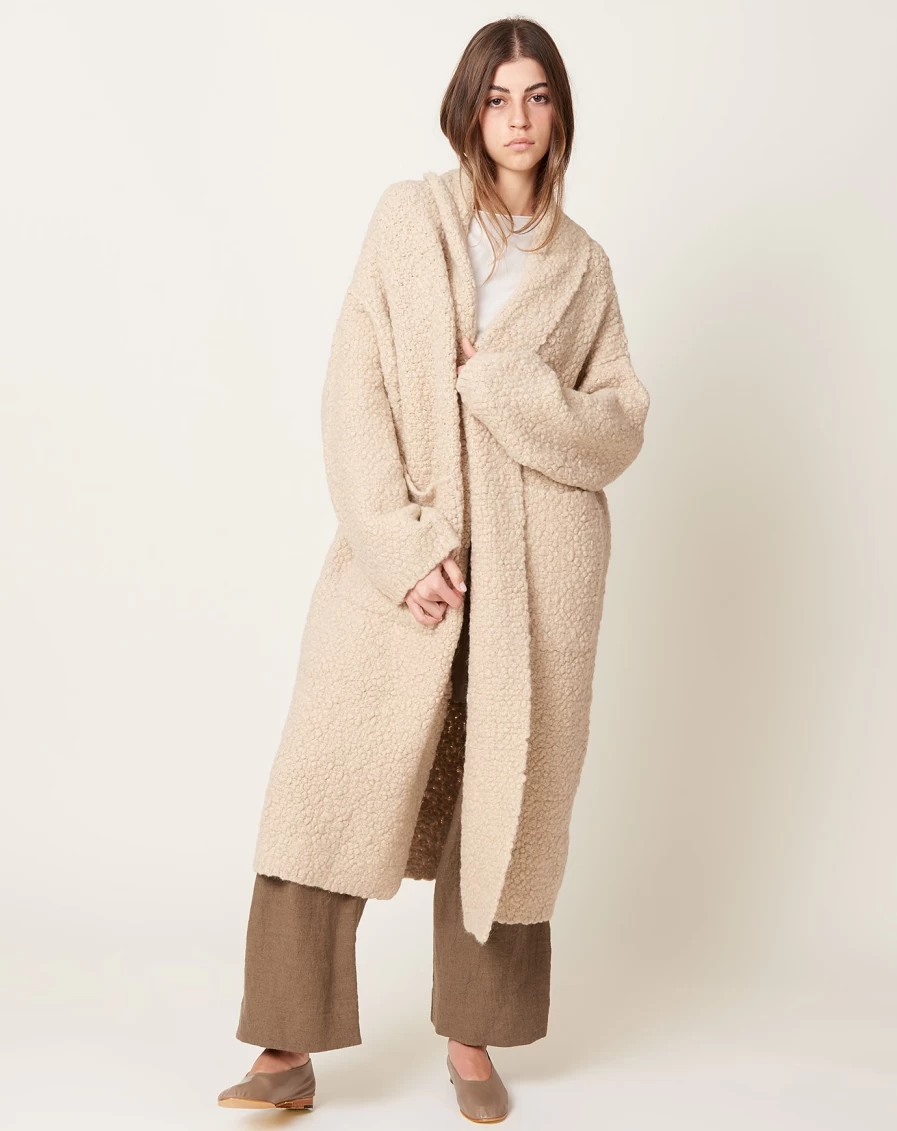 Lauren Manoogian Berber Coat in Antique - Luxurious Handmade Wool Outerwear