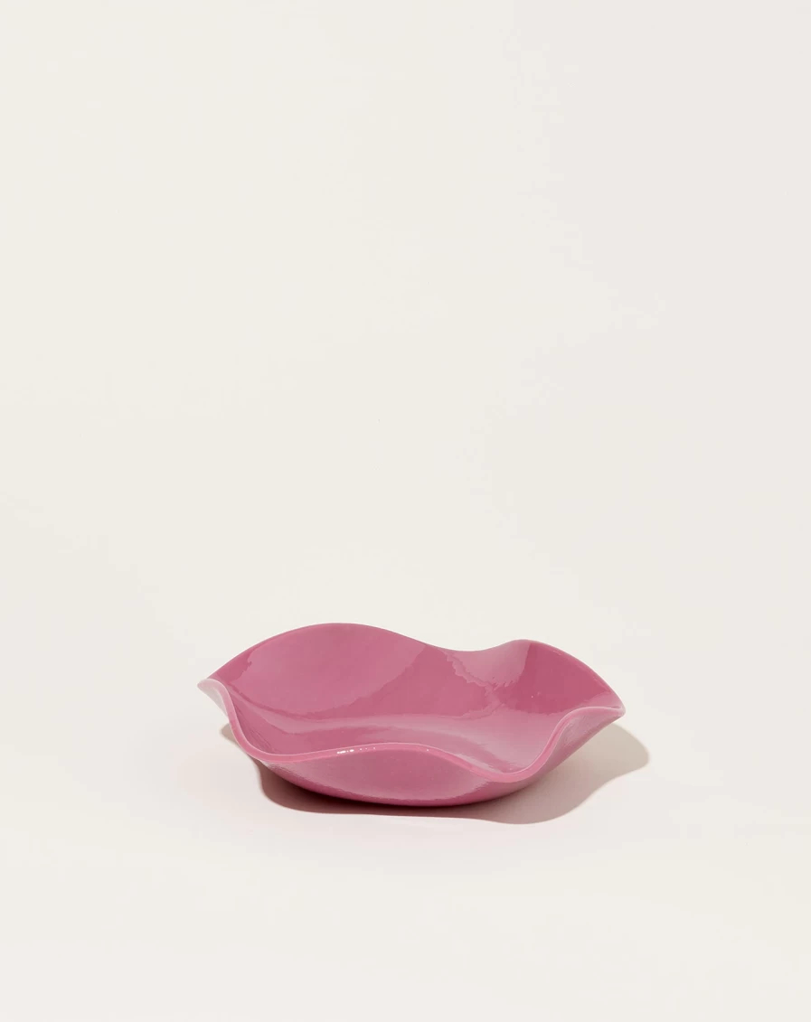 Sophie Lou Jacobsen Rose Small Petal Plate - Opaque Ceramic Tableware