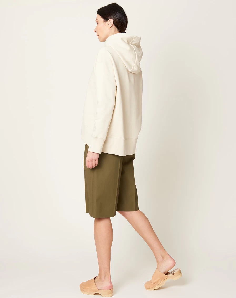 Maria McManus Loden Green Mid Rise Skater Shorts for Women - Comfortable Stretchy Fit