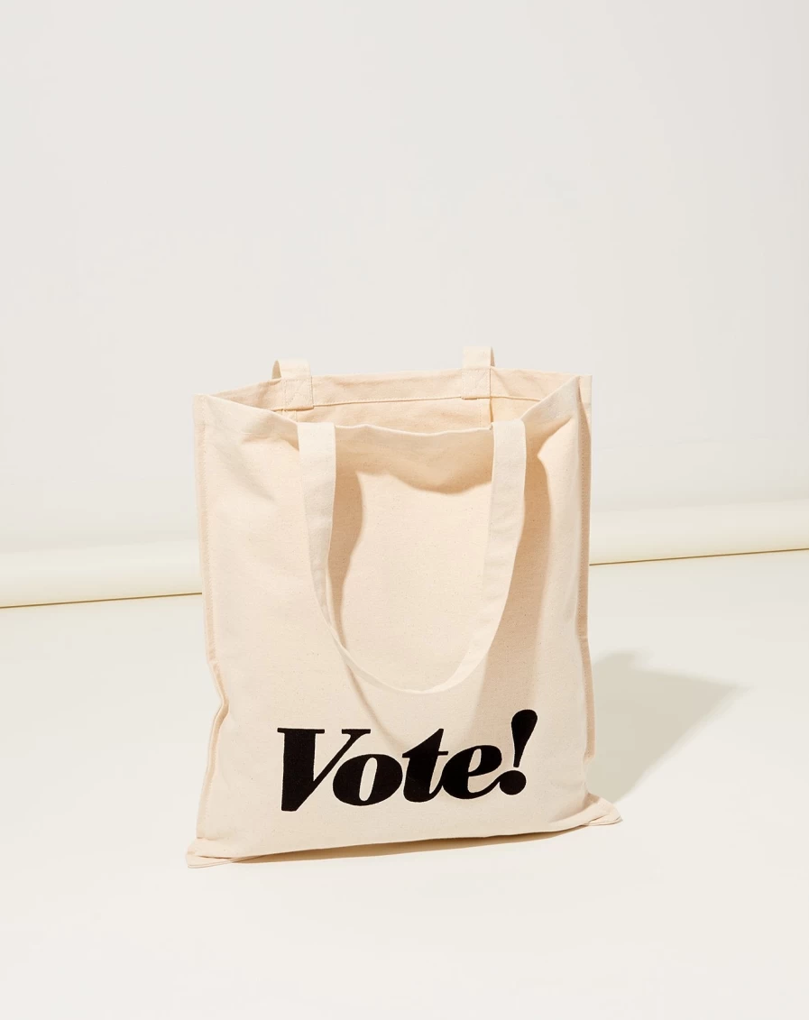 "Sir Madam Vote Tote Bag - Stylish & Reusable Shopping Tote for Elections"