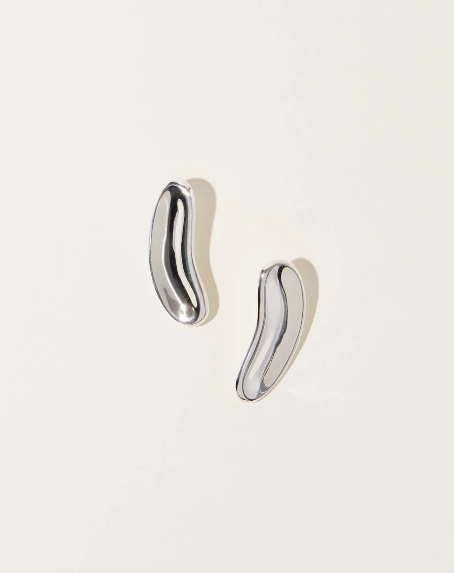 "Nathalie Schreckenberg Large Fava Bean Earrings – Stylish Handcrafted Jewelry"