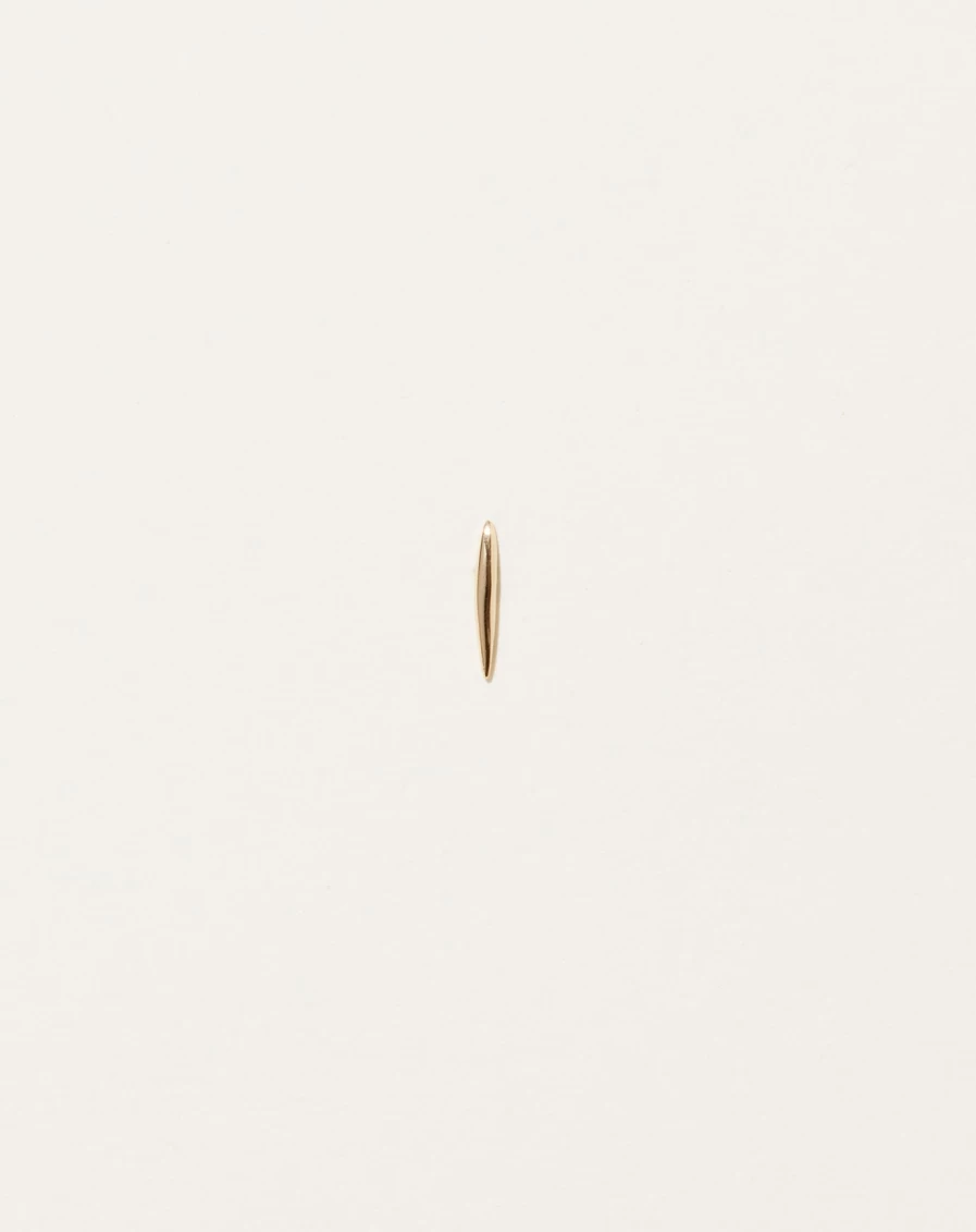 "Quarry Natural Grain Stud Earrings – Minimalist Organic Jewelry"