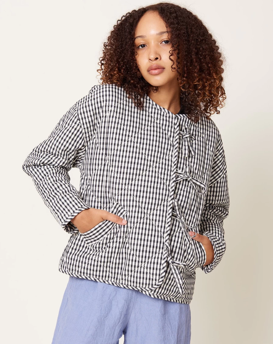 No. 6 Raf Jacket in Distressed Bone Wash Denim – Vintage Inspired Oversized Denim Jacket