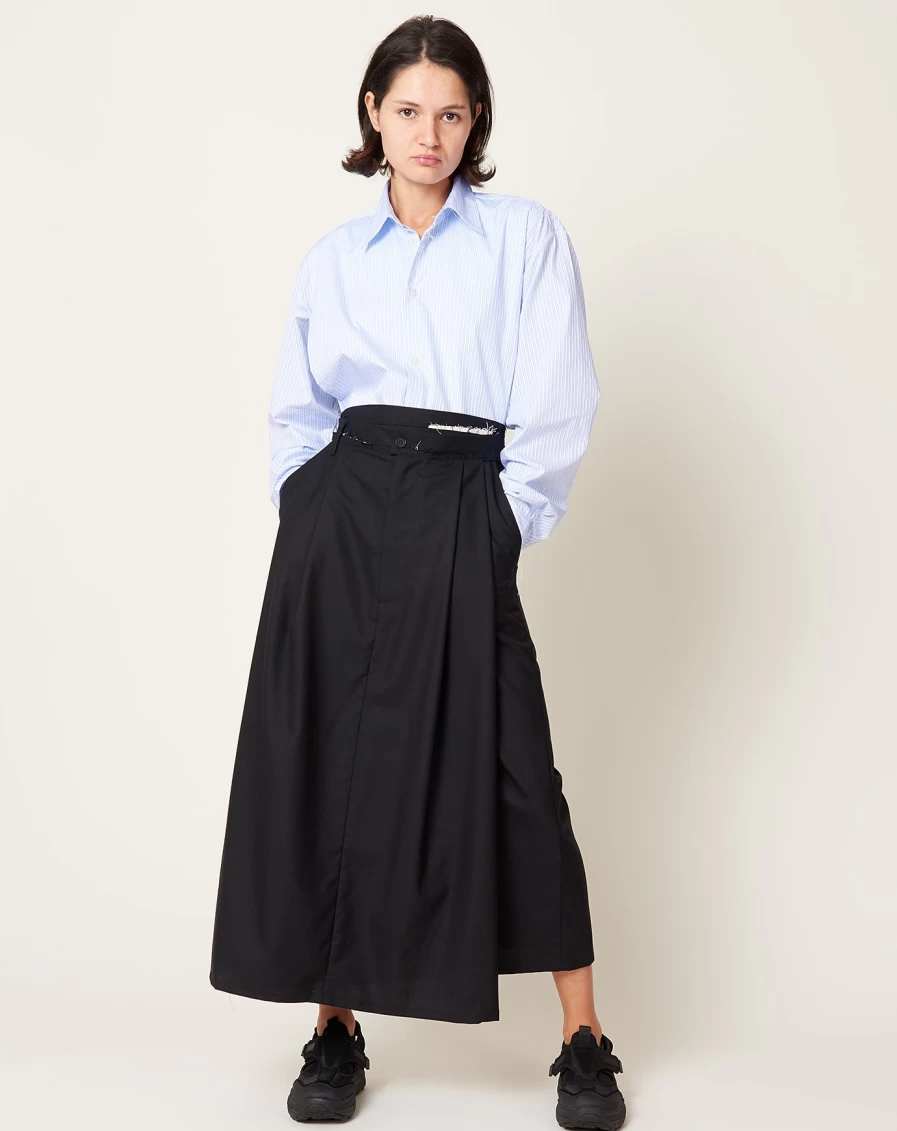 "Camiel Fortgens Black Suit Pants Skirt for Women - Elegant Formal Wear"
