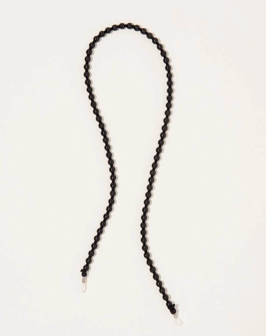Ina Seifart Black Eyeglass Chain - Stylish & Durable Brillenkette for Glasses