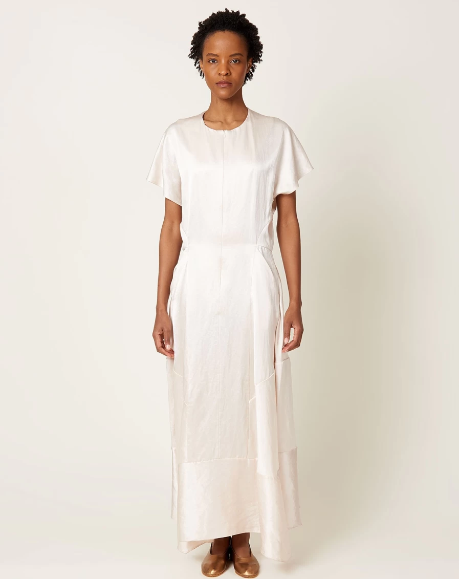 Zero + Maria Cornejo Long Elia Porcelain Dress - Elegant Maxi Dress