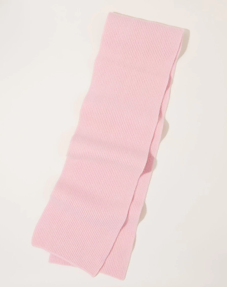 "Le Bonnet Blush Pink Scarf - Soft Women's Fashion Accessory"