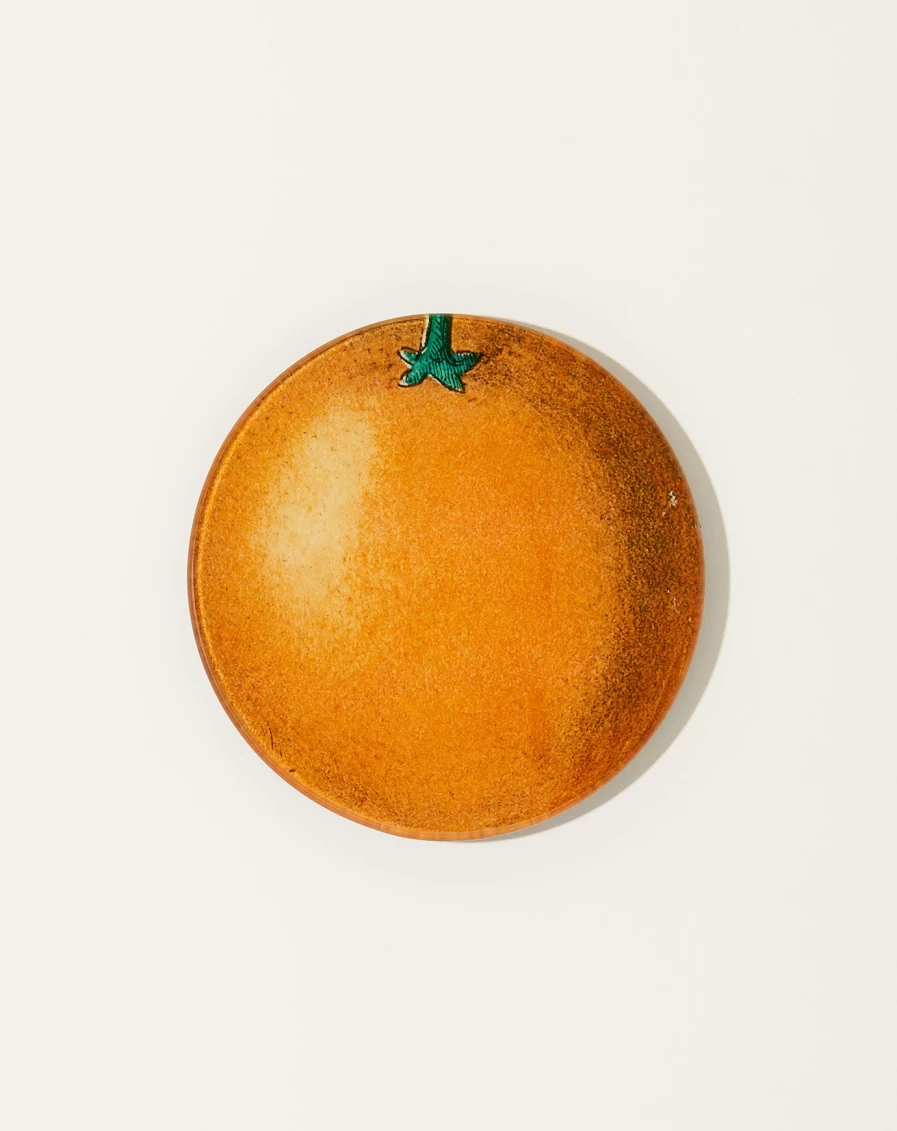 John Derian Orange 5 1/4" Round Decorative Plate