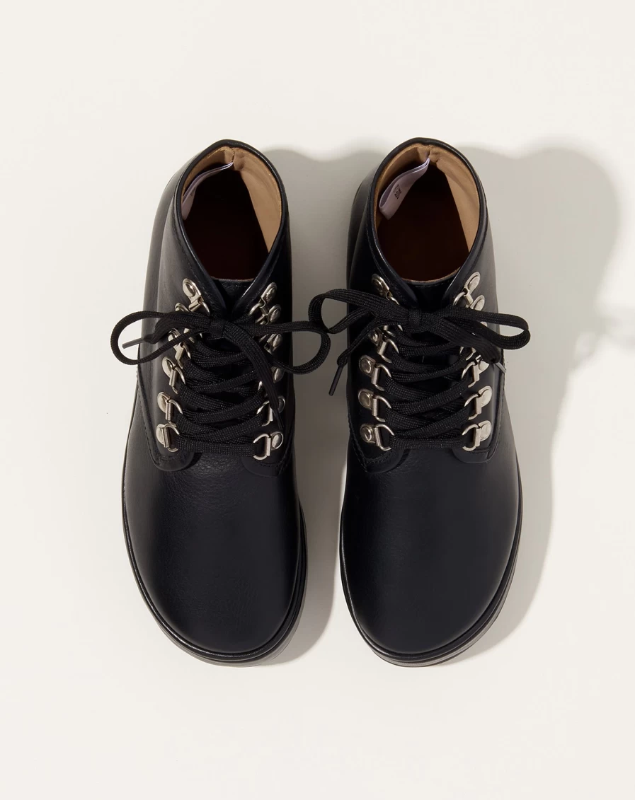 "Lauren Manoogian Hiker In Black Wool Sweater – Premium Knitwear for Men & Women"