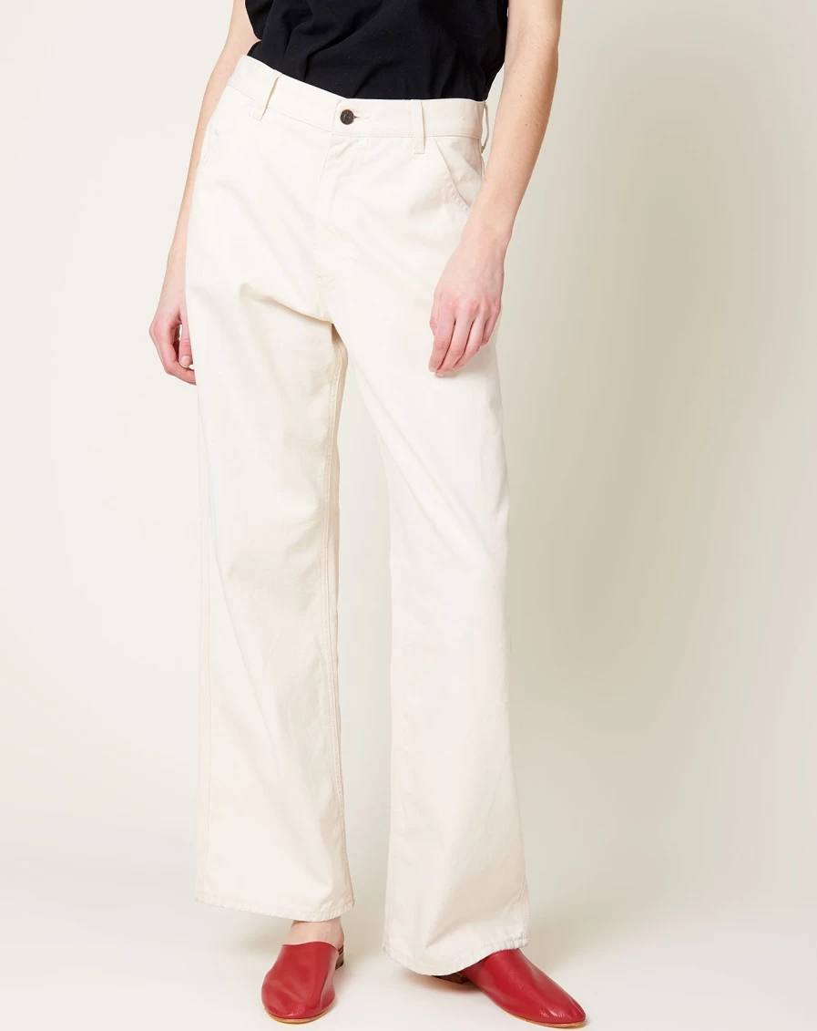 6397 Women's High-Waisted Oversized Natural Denim Trousers - Relaxed Fit Wide-Leg Jeans