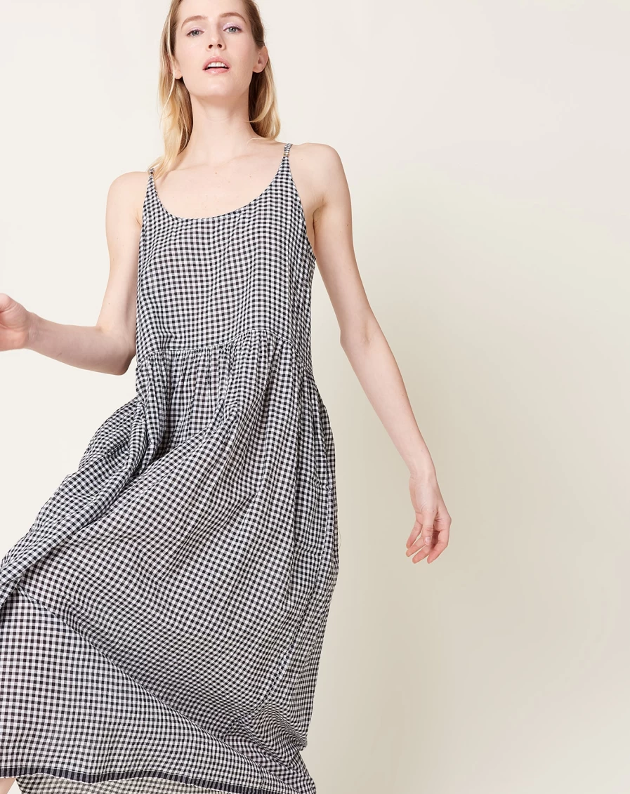 Injiri Rasa 130 Slip Dress - Elegant Women's Linen Dress for Summer