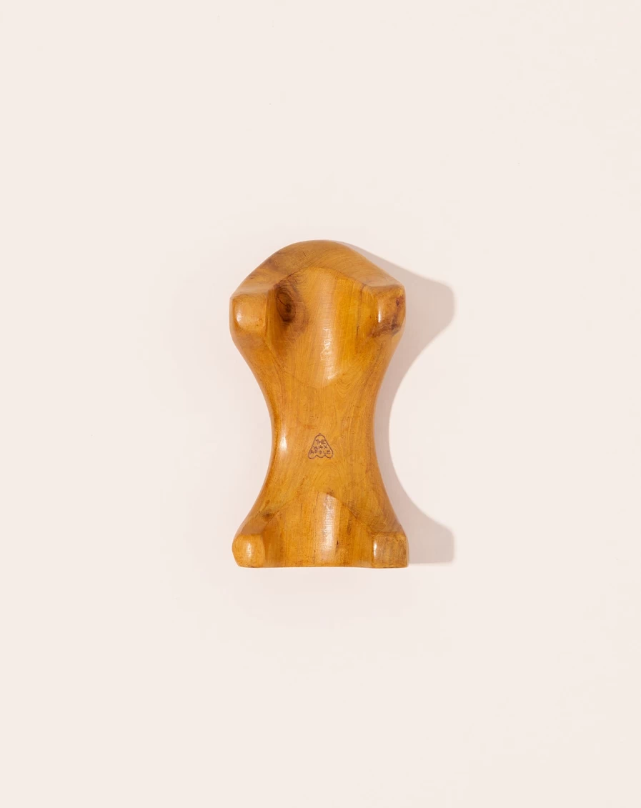 "The Wax Apple Sandalwood Bear Aromatherapy Massager – Handheld Relaxation Gift for Muscle Relief"