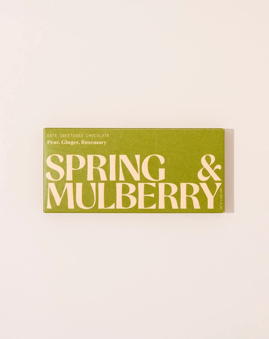 "Spring Mulberry Organic Pear, Ginger & Rosemary Infusion - Herbal Tea Blend"