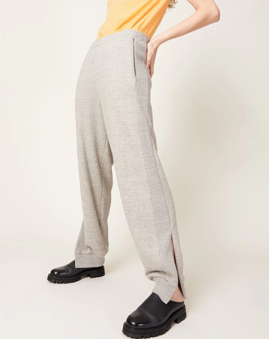 6397 Heather Grey Zip Cuff Sweatpants for Men & Women - Comfortable Joggers with Ankle Zippers