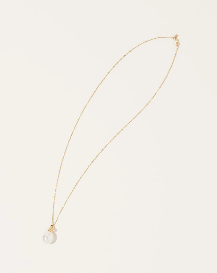 Quarry Marin Necklace - Elegant Handcrafted Jewelry for Women, Sterling Silver Pendant