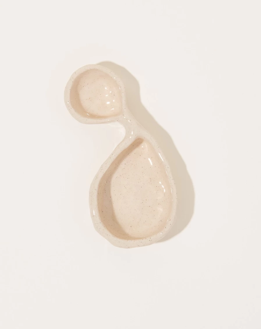 Busted Ceramics Parcelle Spoon I – Handcrafted Ceramic Spoon for Modern Dining