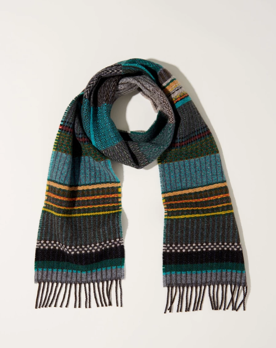 Wallace Sewell Wainscott Jade Scarf - Luxury British Wool Wrap
