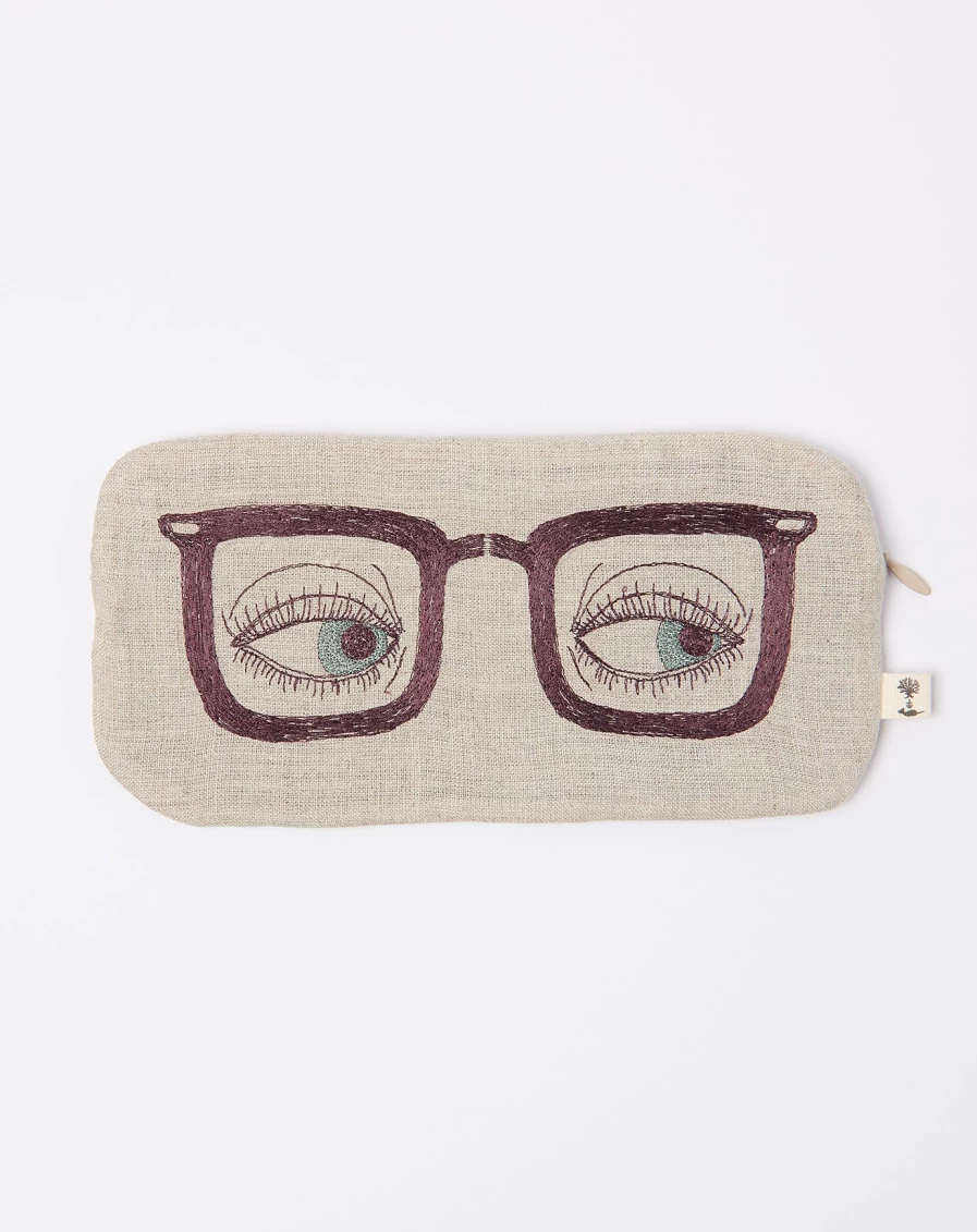 Coral Tusk Premium Glasses Pouch - Durable Eyewear Case for Sunglasses & Reading Glasses