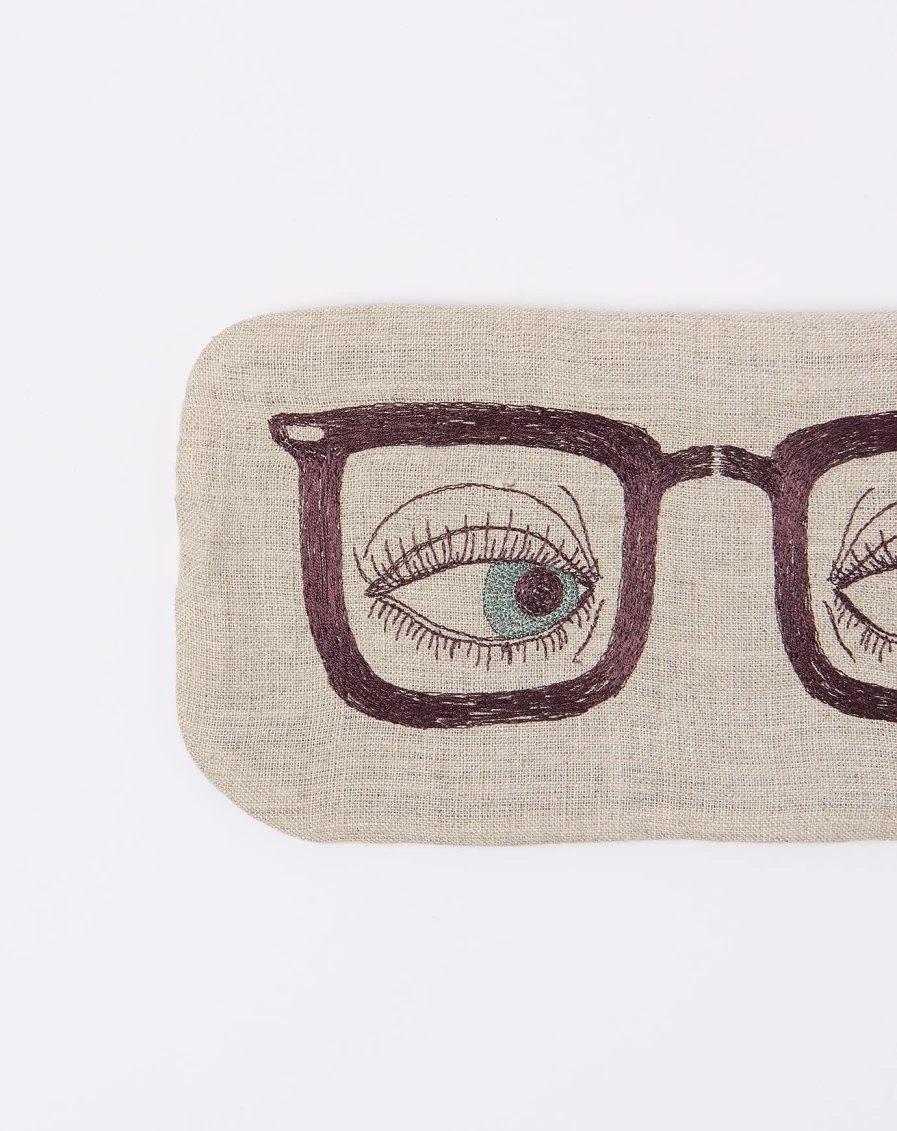 Coral Tusk Premium Glasses Pouch - Durable Eyewear Case for Sunglasses & Reading Glasses