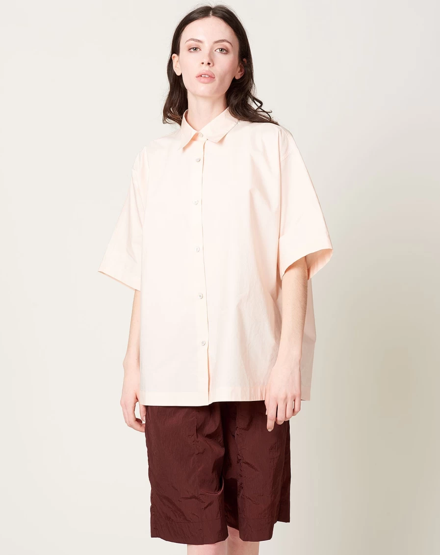 Studio Nicholson Sira Shell Shirt – Minimalist Cotton Oversized Button-Down Top
