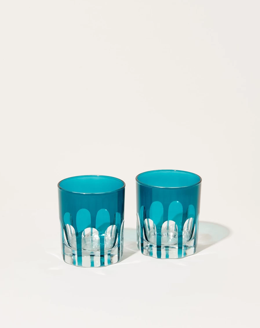 Sir Madam Rialto Glass Old Fashioned Cocktail Set - Elegant Millicent Design for Whiskey & Bourbon