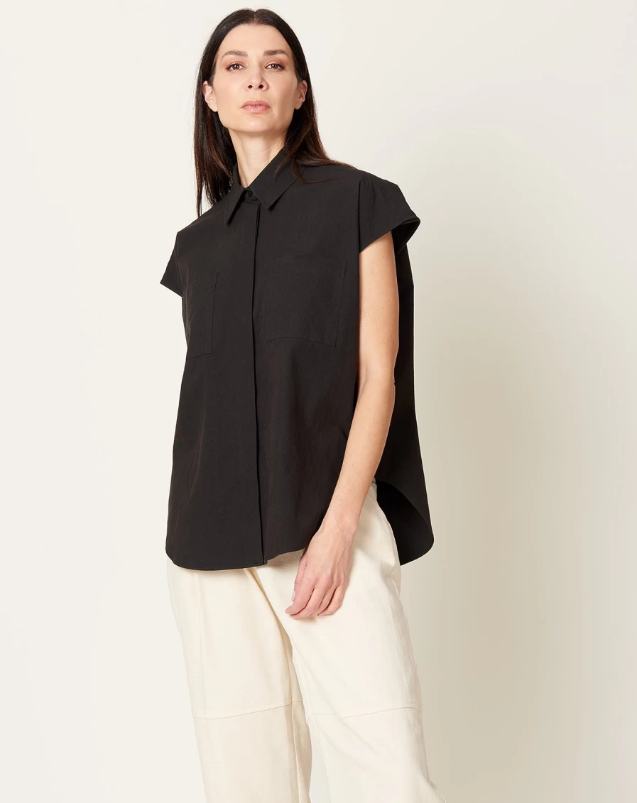 No. 6 Rhys Black Top for Women - Stylish & Comfortable