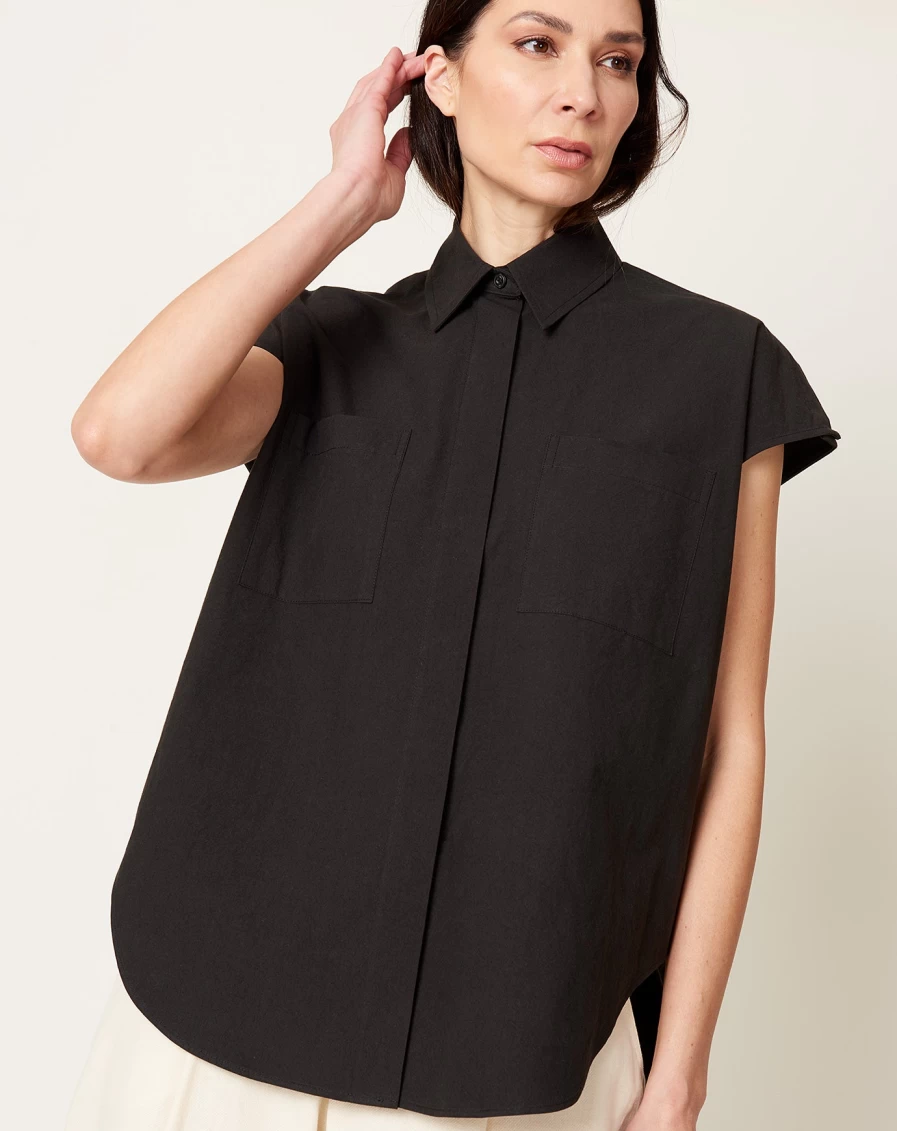 No. 6 Rhys Black Top for Women - Stylish & Comfortable