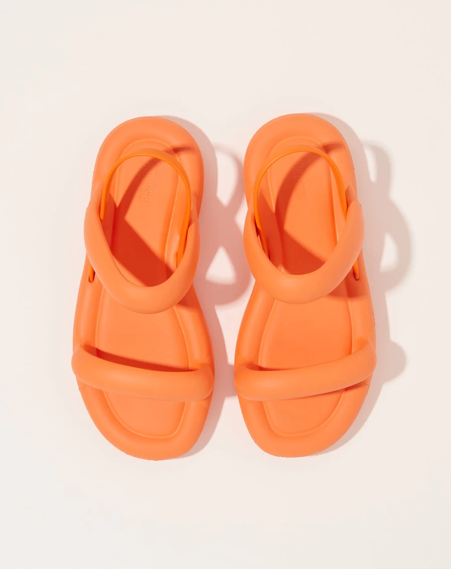 Melissa Orange Slingback Sandals - Comfortable & Stylish Free Design