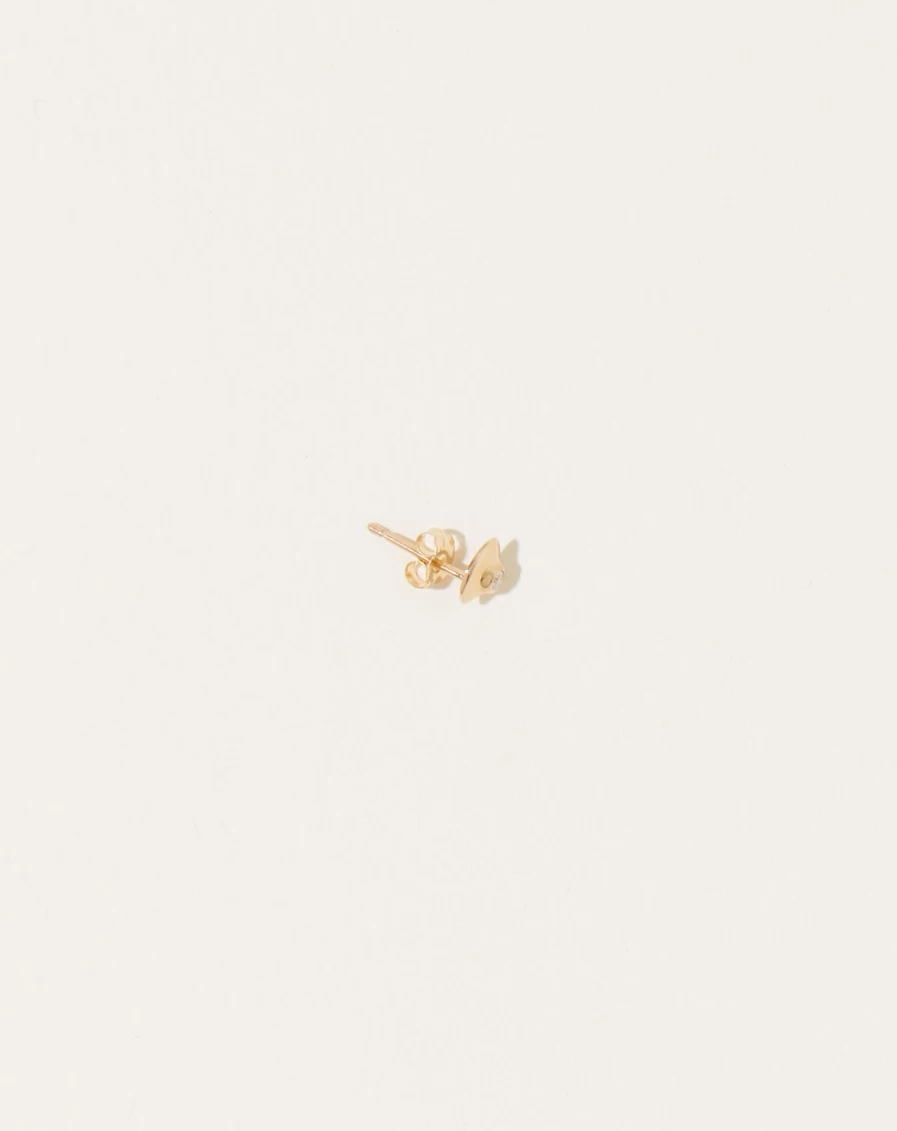Quarry Gaur Diamond Stud Earrings - Premium 14K Gold Luxury Hoop Earrings for Women
