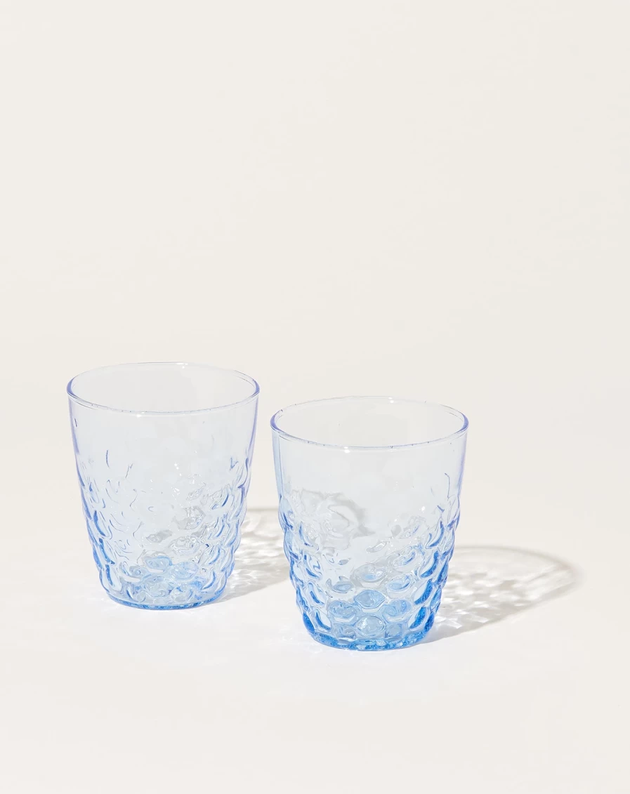 "Il Buco Vita Blue Honeycomb Design Insulated Tumbler – Reusable & Stylish"
