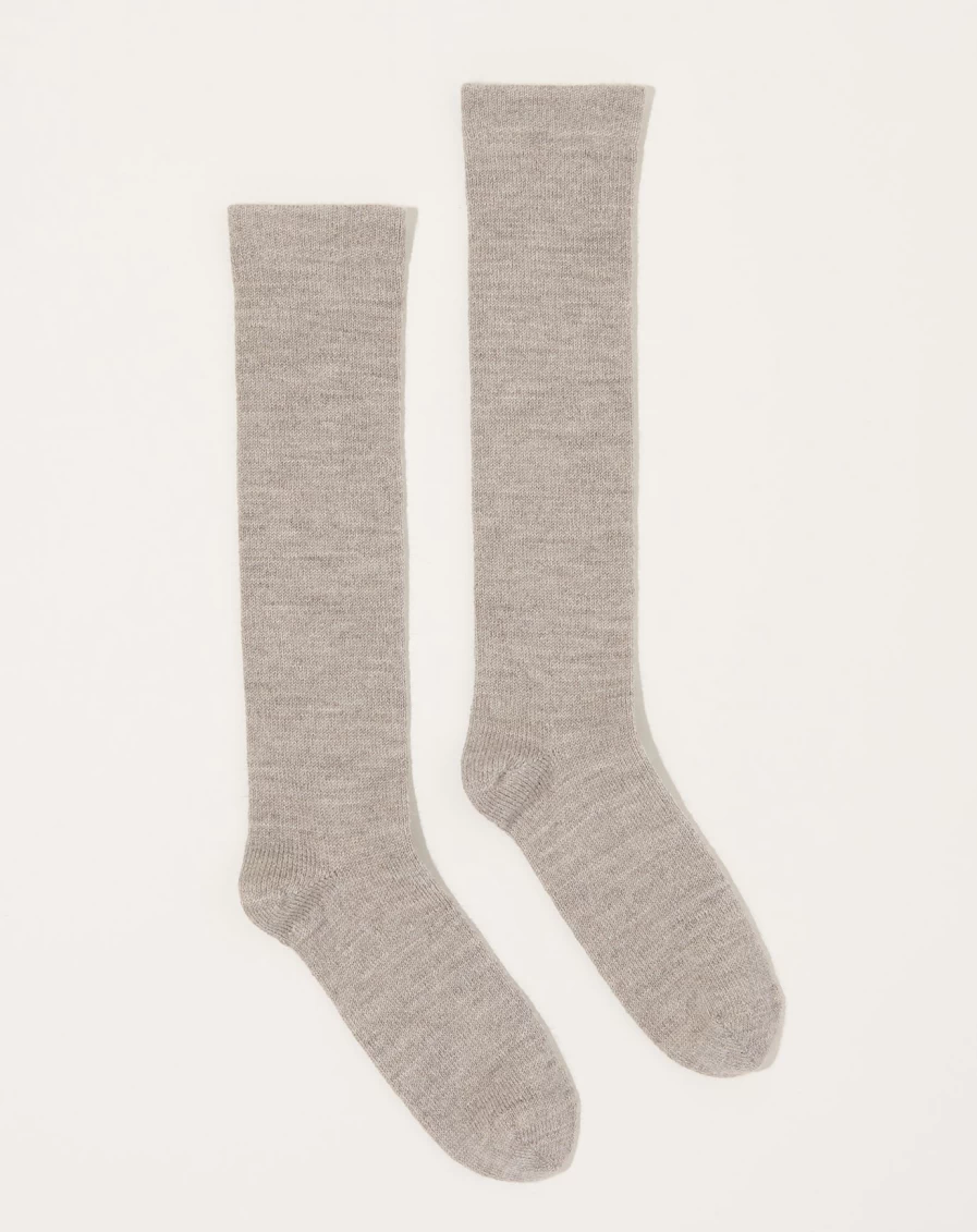 Lauren Manoogian Premium Tall Sock Set - Soft Wool Blend, Neutral Mix, Cozy Winter Essentials