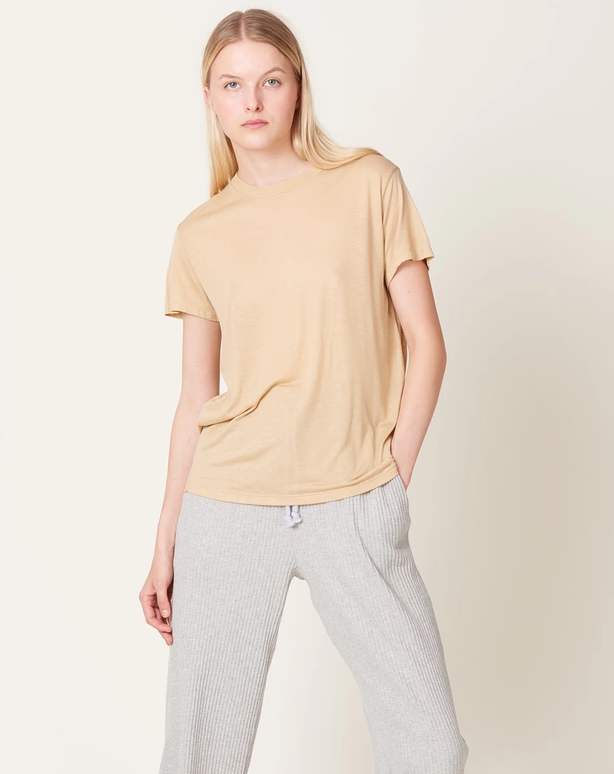Baserange Organic Cotton Tee Shirt - Minimalist Comfort Fit Top