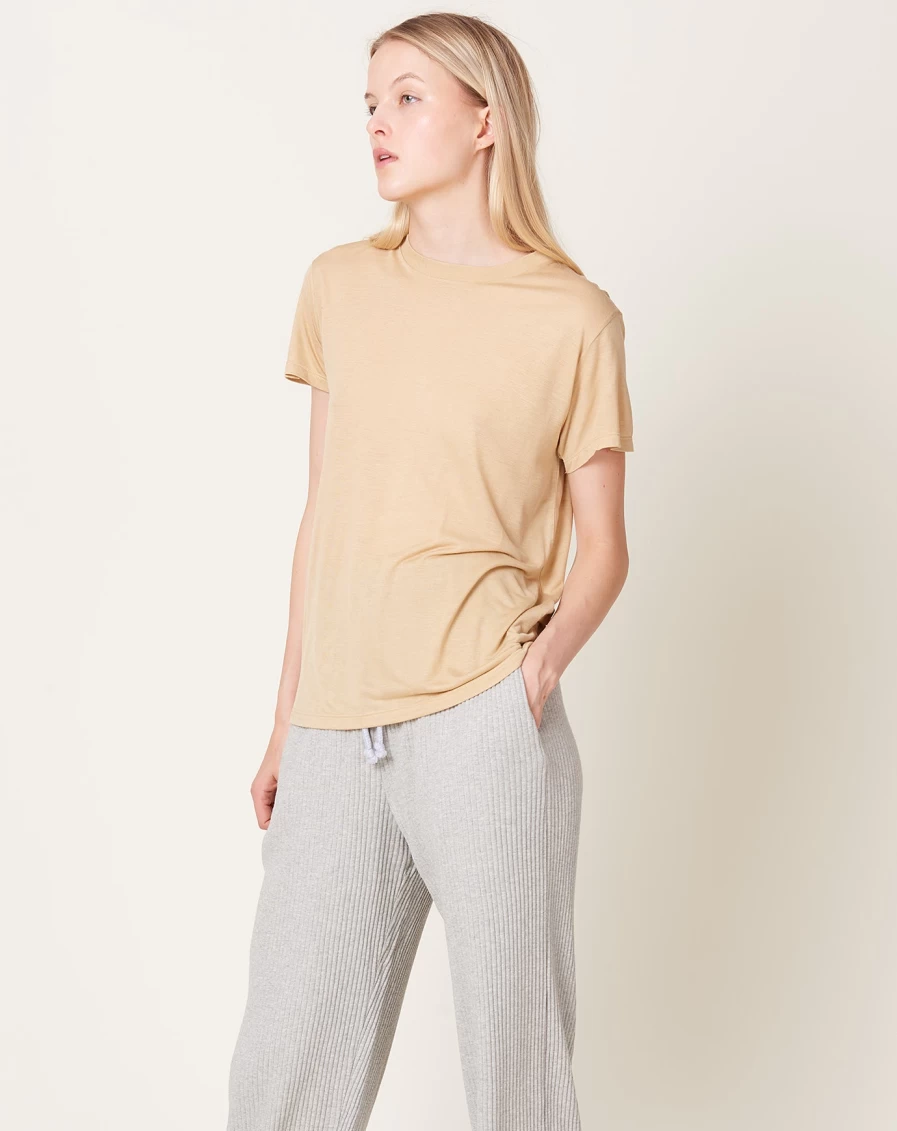 Baserange Organic Cotton Tee Shirt - Minimalist Comfort Fit Top